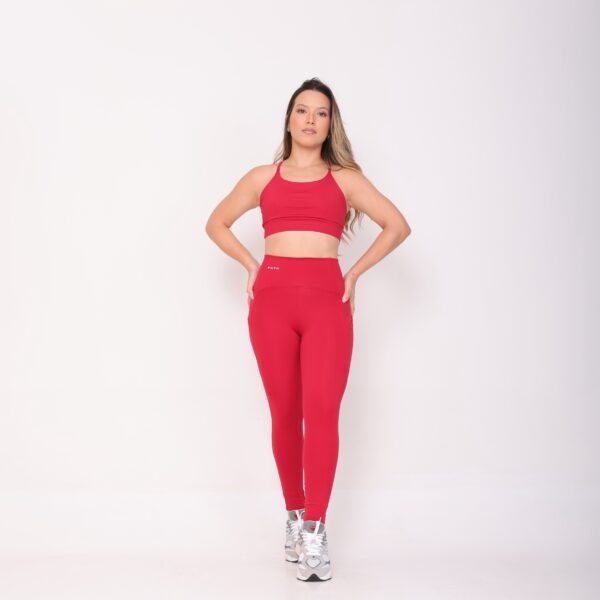 conjunto run cereja